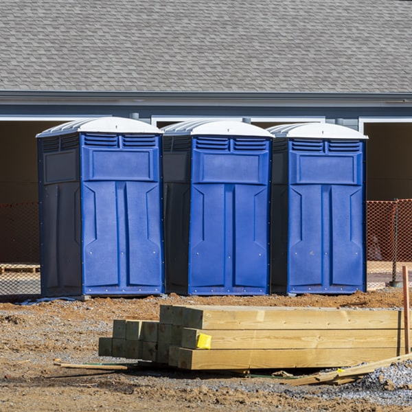 are there any restrictions on where i can place the porta potties during my rental period in Kindred North Dakota